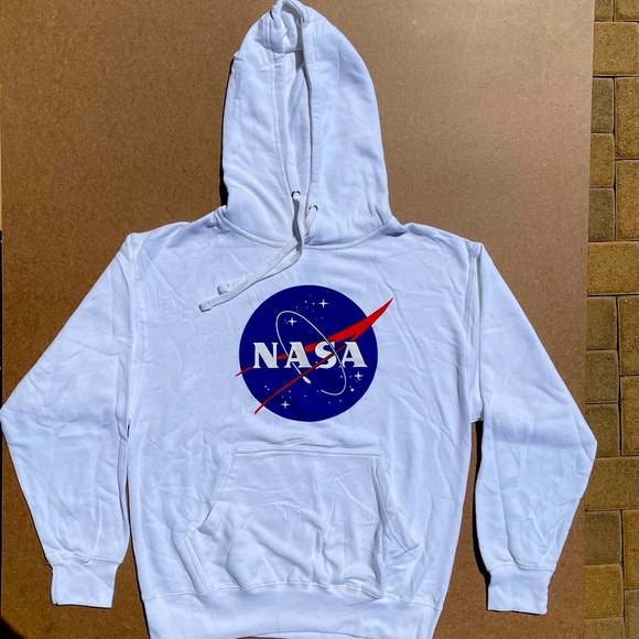 COPY - COPY - URBAN OUTFITTERS NASA WHITE HOODIE UNISEX M/XL/XXL - Picture 3 of 6